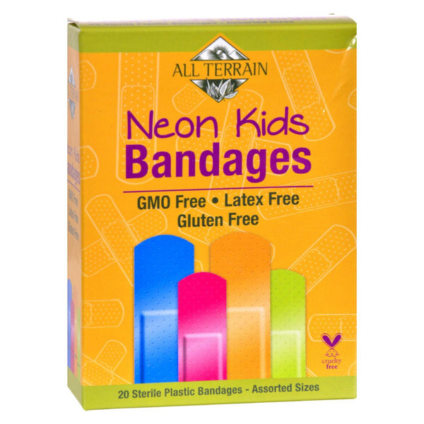 All Terrain - Bandages - Neon Kids - Assorted - 20 Count