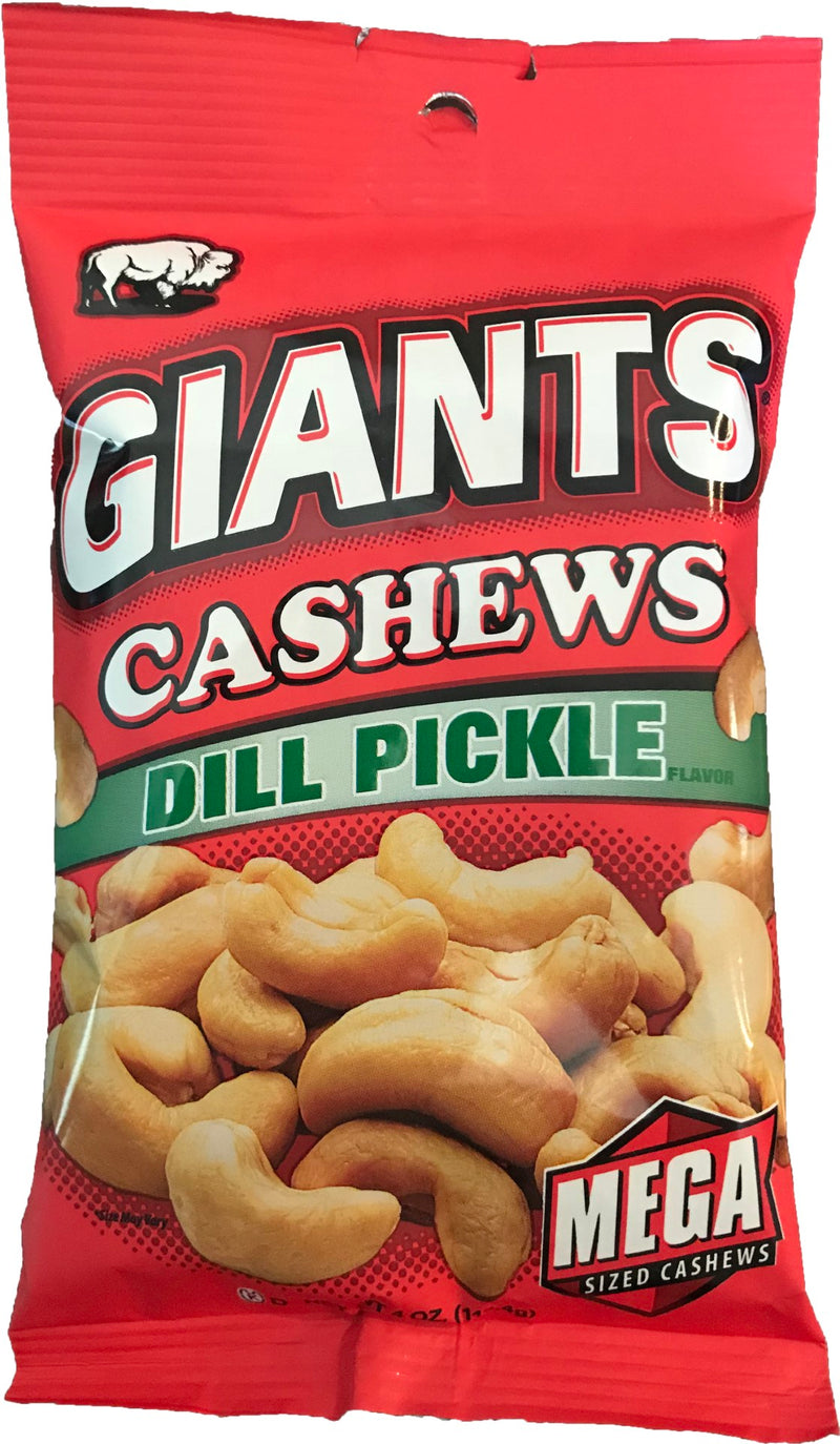 Giant Snack Inc Giants Cashews Dill 4 Ounce Size - 8 Per Case.
