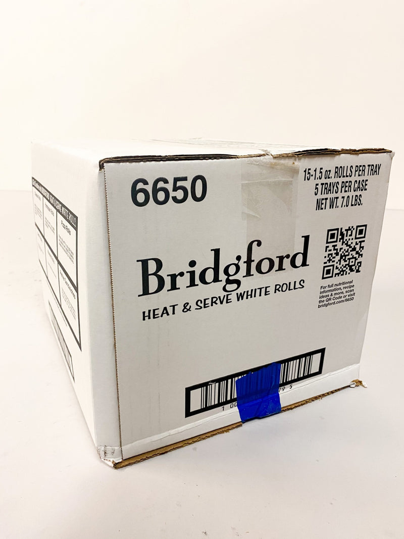Bridgford Heat And Serve White Rolls 75 Piece - 1 Per Case.