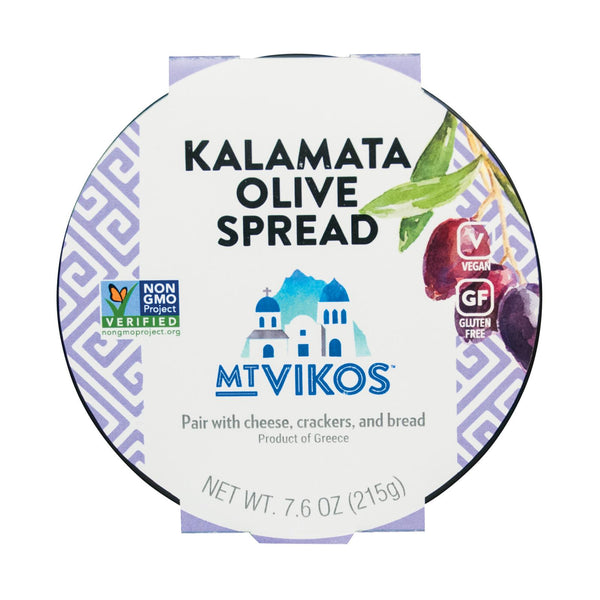 Mt Vikos Kalamata Olive Spread - Case of 6 - 7.6 Ounce
