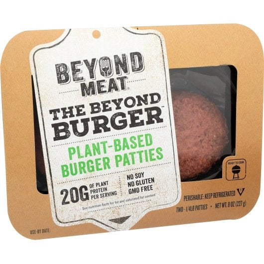Beyond Meat Beyond Burger Plant Based Patties 2 Each - 8 Per Case.