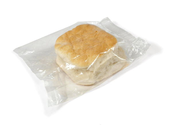Bridgford Single Serve Individually Wrapped Buttermilk Biscuits 72 Piece - 1 Per Case.