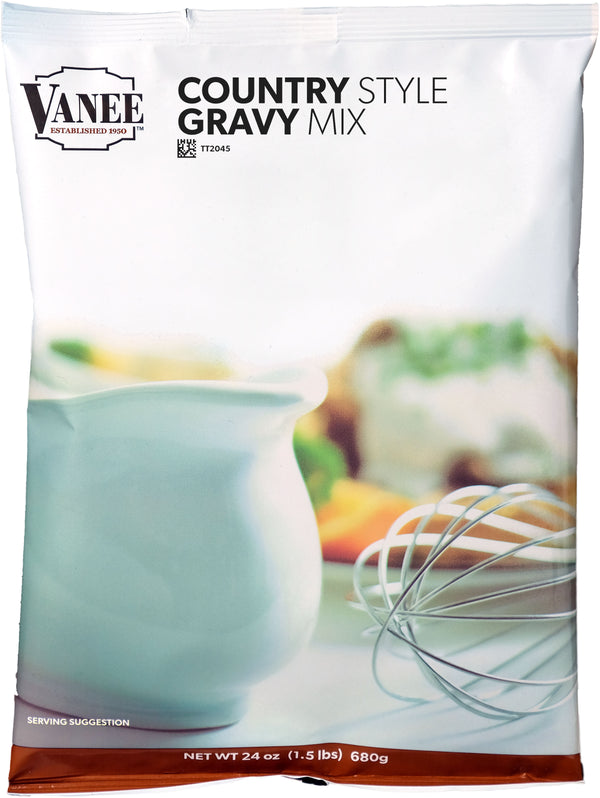 Country Style Gravy Mix 24 Ounce Size - 6 Per Case.