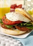Turkey Sausage Breakfast Patties Ready To Cook 1.5 Ounce Size - 128 Per Case.