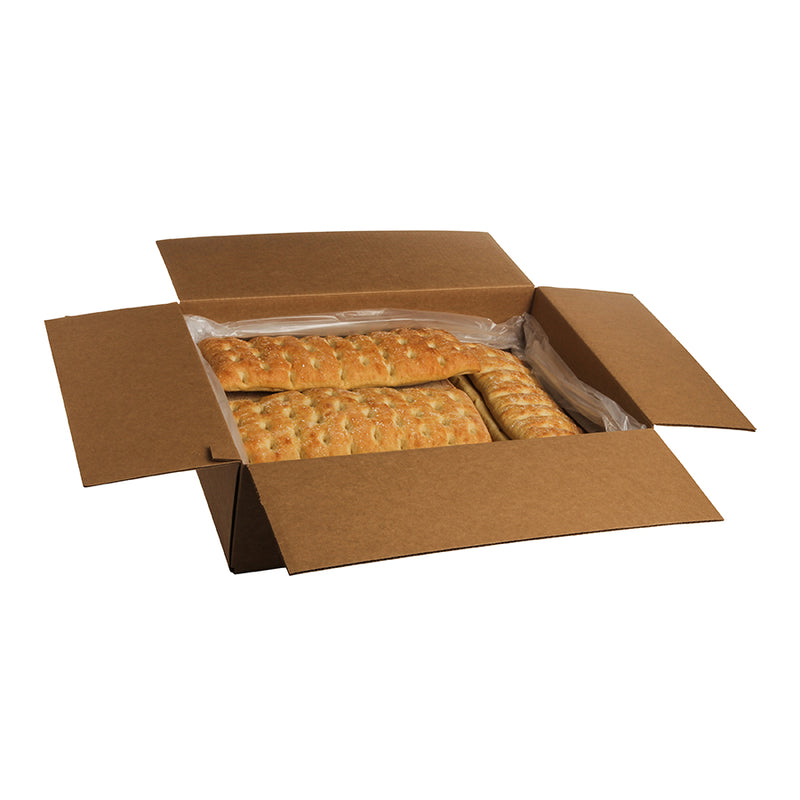 Bread Focaccia Sheet Parbaked Frozen Bulkbag 20 Ounce Size - 10 Per Case.