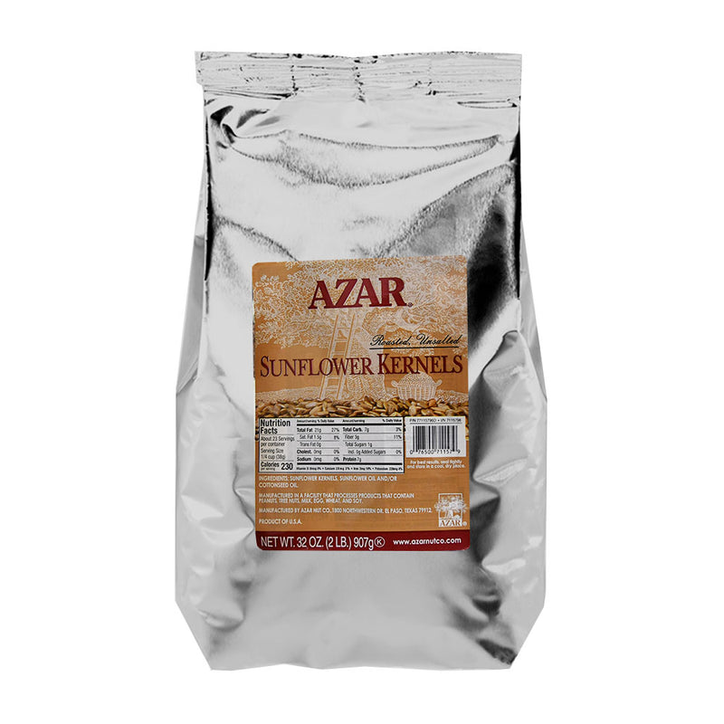Az Sunflwr Krnl Unslt Bag 2 Pound Each - 3 Per Case.