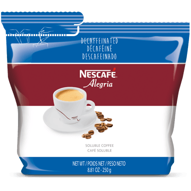 Nescafe Alegria Coffee Decaf 8.818 Ounce Size - 4 Per Case.