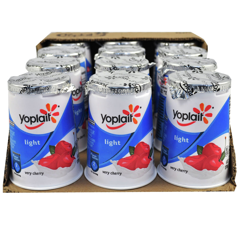 Yoplait® Light Yogurt Single Serve Cup Very Cherry 6 Ounce Size - 12 Per Case.