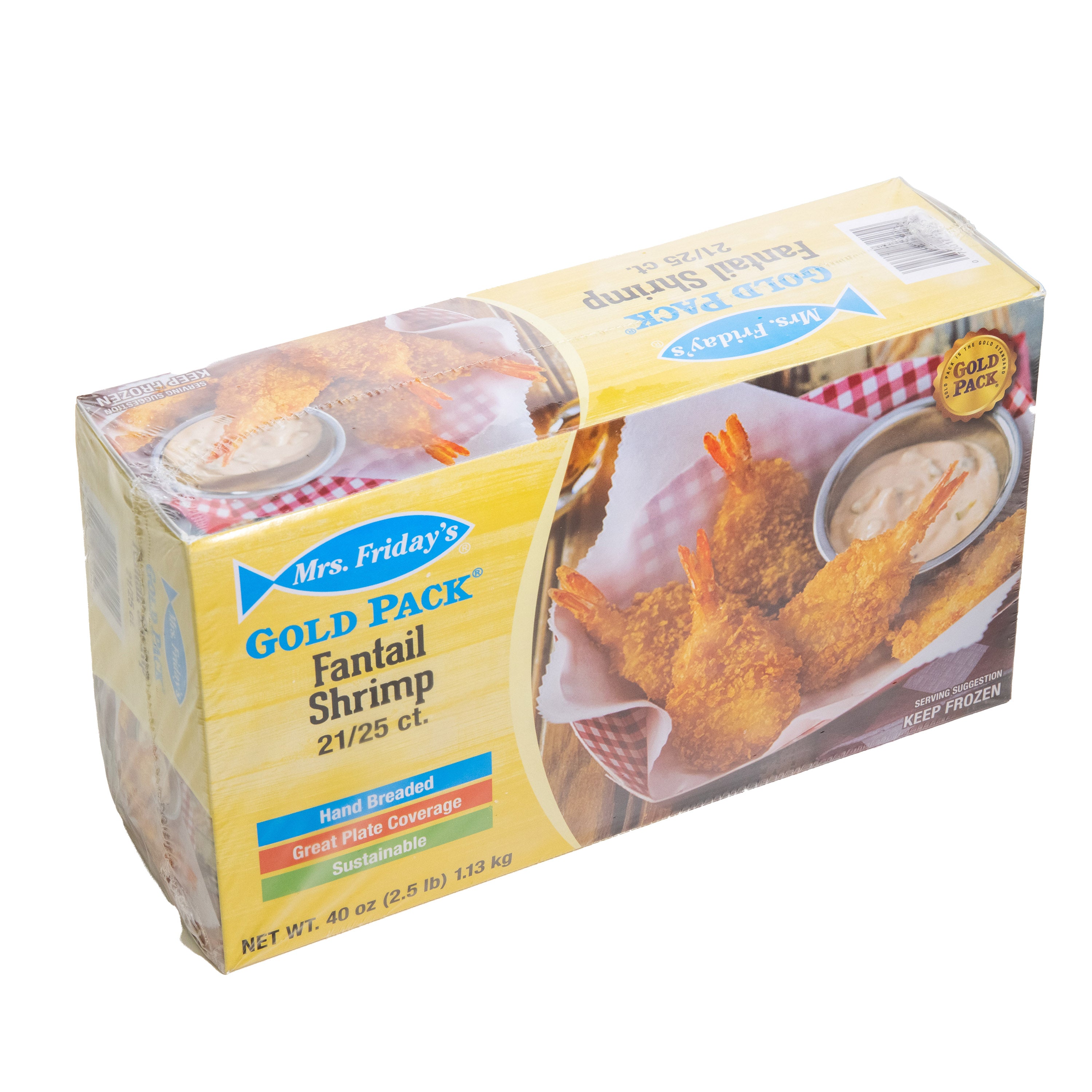 Mrsf Gold Fntl Shrimp 2.5 Pound Each - 6 Per Case.