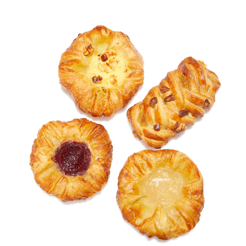 Assorted Large Danish Pastry 3.53 Ounce Size - 48 Per Case.
