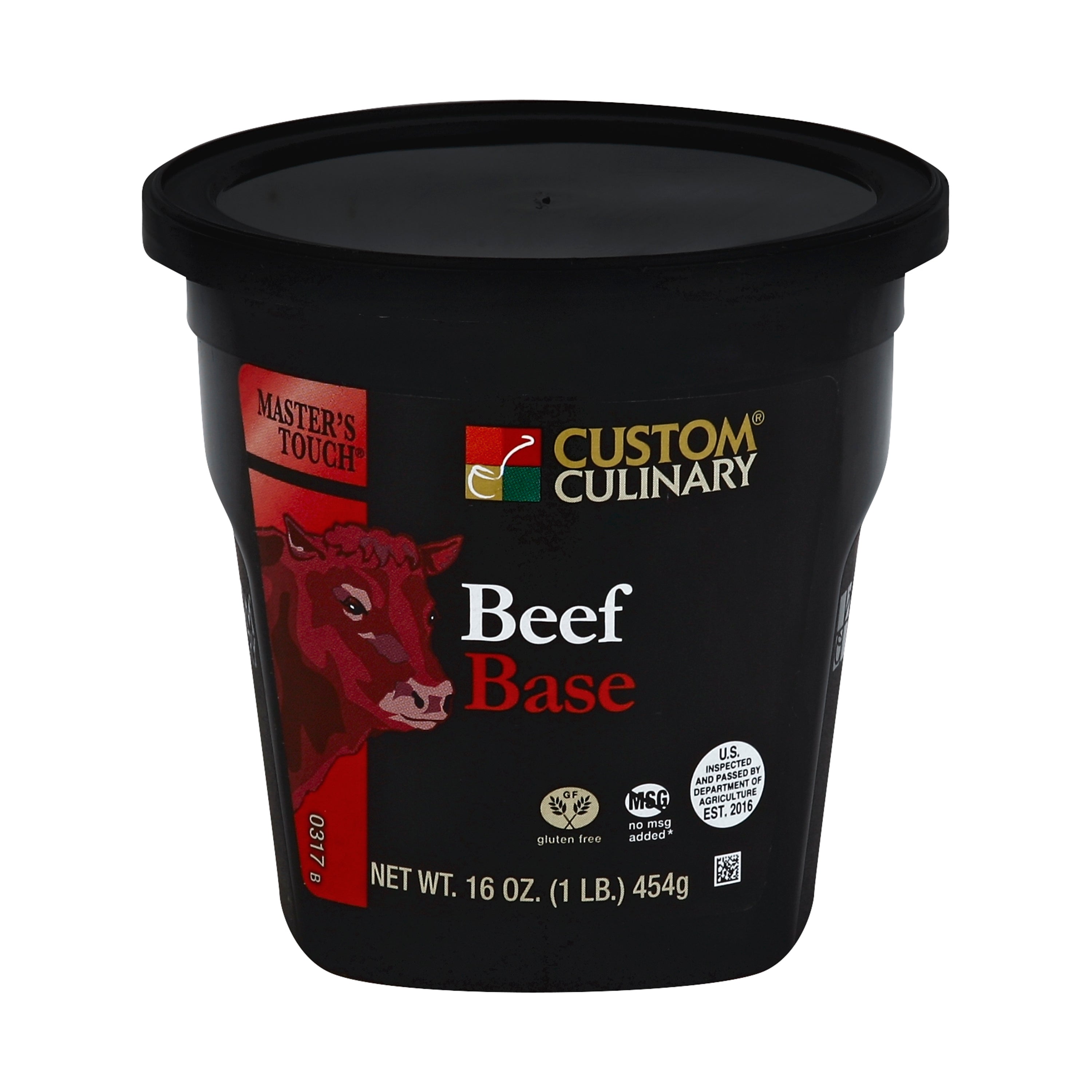 Base Beef Gluten Free No Msg Added Paste 1 Pound Each - 6 Per Case.