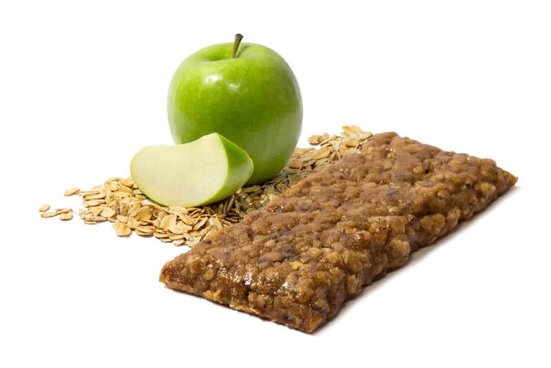 Appleways Whole Grain Soft Oatmeal Apple Bars Individually Wrapped 1 Count Packs - 216 Per Case.