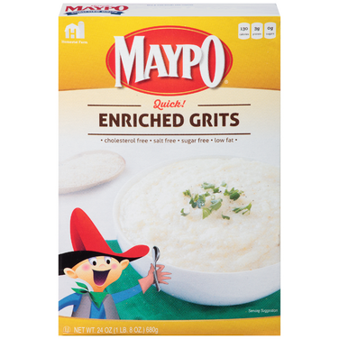 Maypo Quick Enriched Grits 24 Ounce Size - 12 Per Case.
