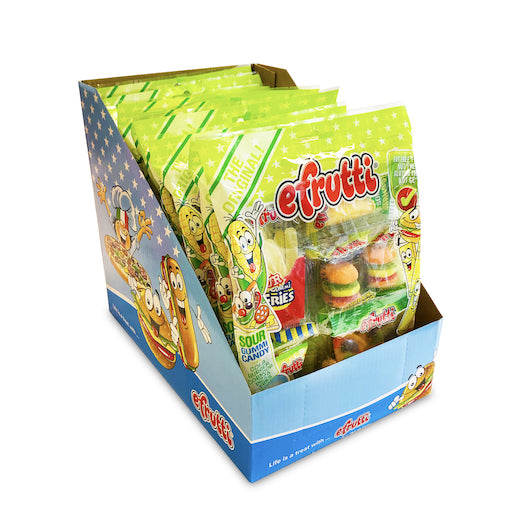 Efrutti Sour Lunch Bag 2.7 Ounce Size - 12 Per Case.