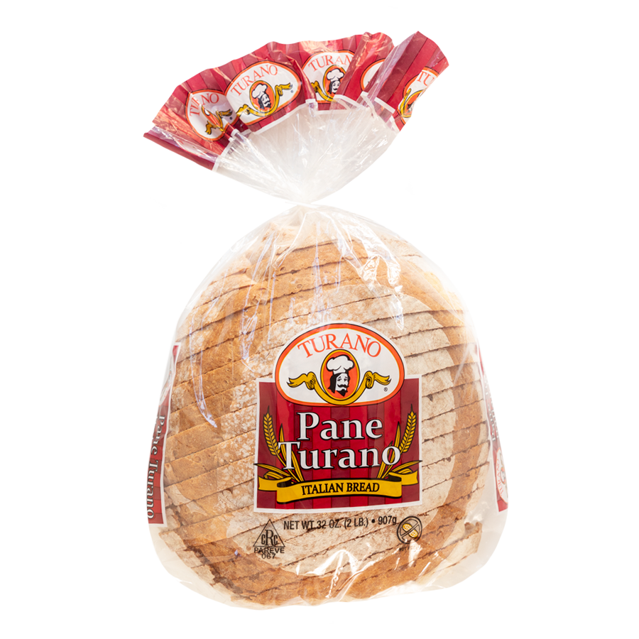 Pane Turano Sliced 32 Ounce Size - 8 Per Case.