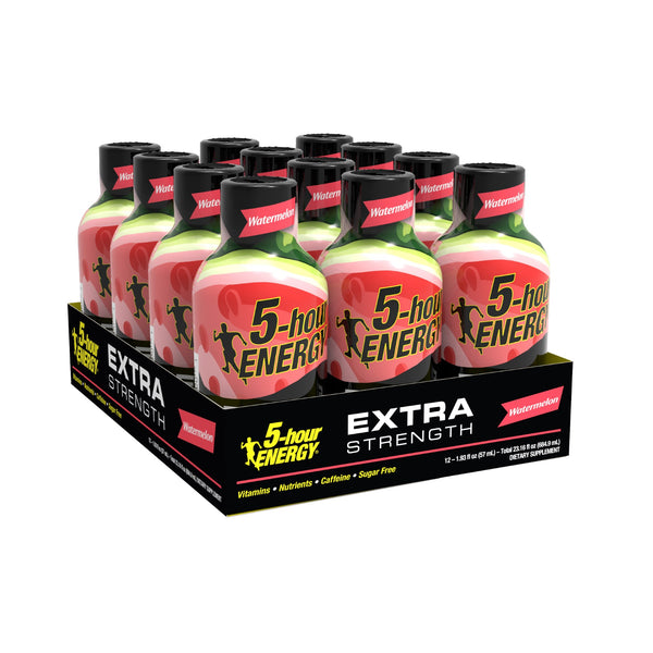 Hour Energy® Shot Extra Strength Watermelon Pack 1.93 Fluid Ounce - 216 Per Case.