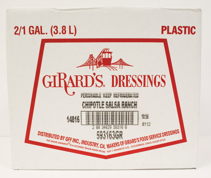 Girard's Chipotle Salsa Ranch Dressing & Dip, 1 Gallon- 2 Per Case