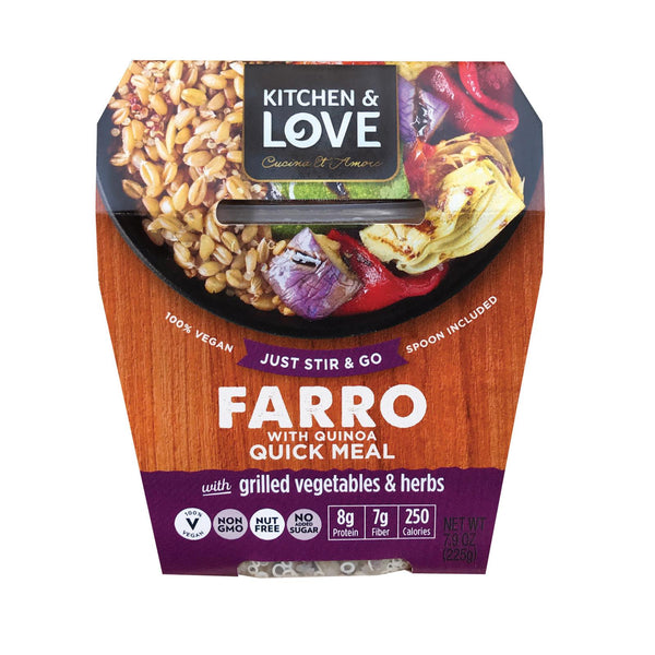 Cucina and Amore - Grilled Vegetables - Farro - Case of 6 - 7.9 Ounce