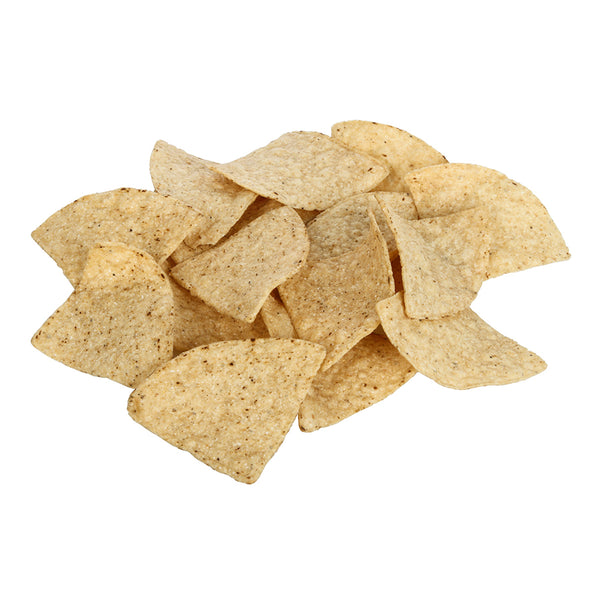 Mission White Triangle Tortilla Chips 2 Pound Each - 6 Per Case.