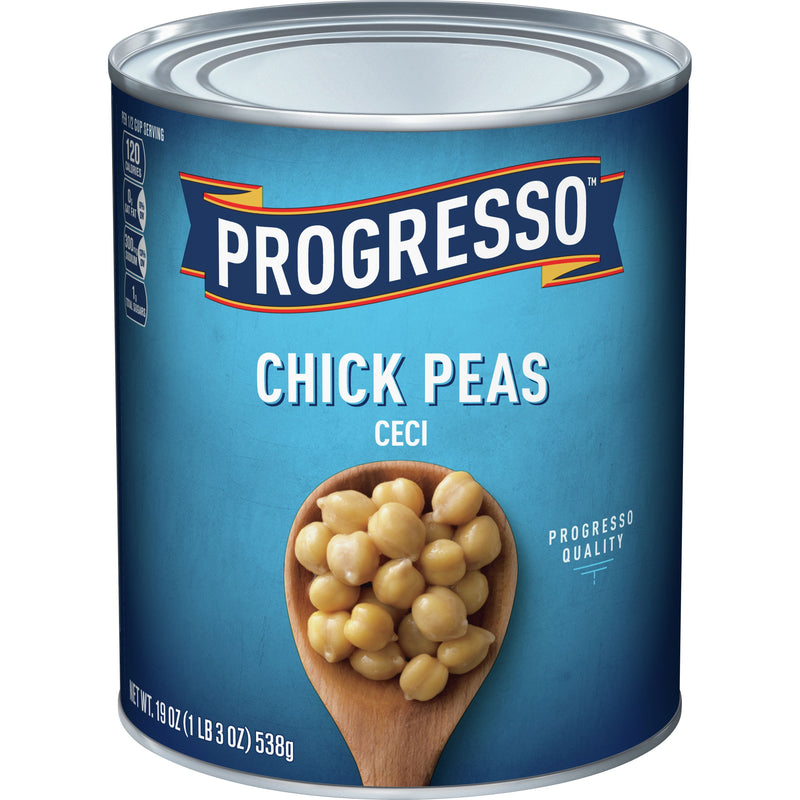 Progresso™ Canned Vegetables Chick Peas 19 Ounce Size - 24 Per Case.