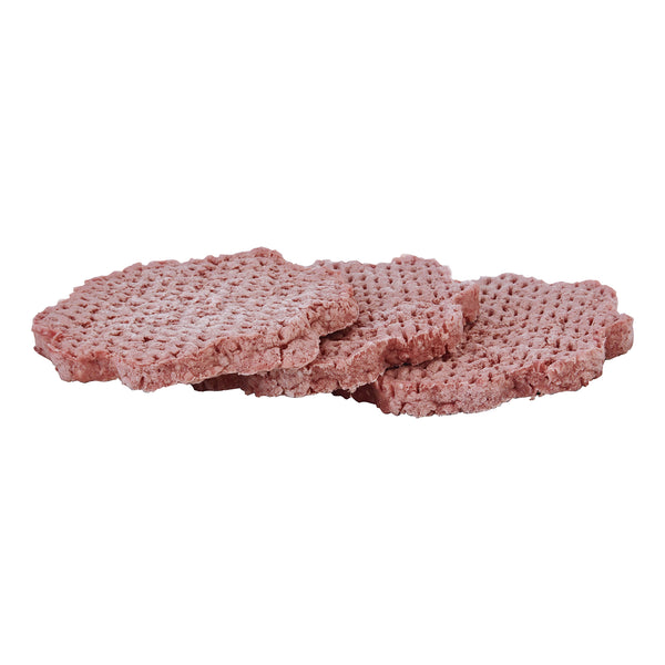 Double Red Provisions Frozen Angus Beef Patty 5.33 Ounce Size - 30 Per Case.