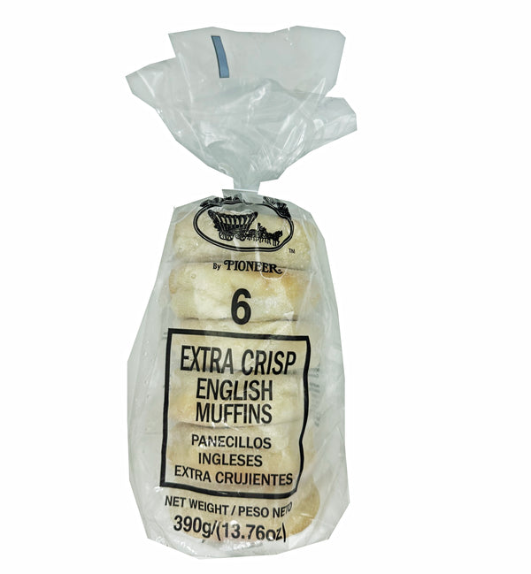 Conestoga Extra Crispy English Muffin 6 Each - 144 Per Case.