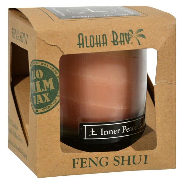 Aloha Bay - Feng Shui Elements Palm Wax Candle - Earth/Inner Peace - 2.5 Ounce