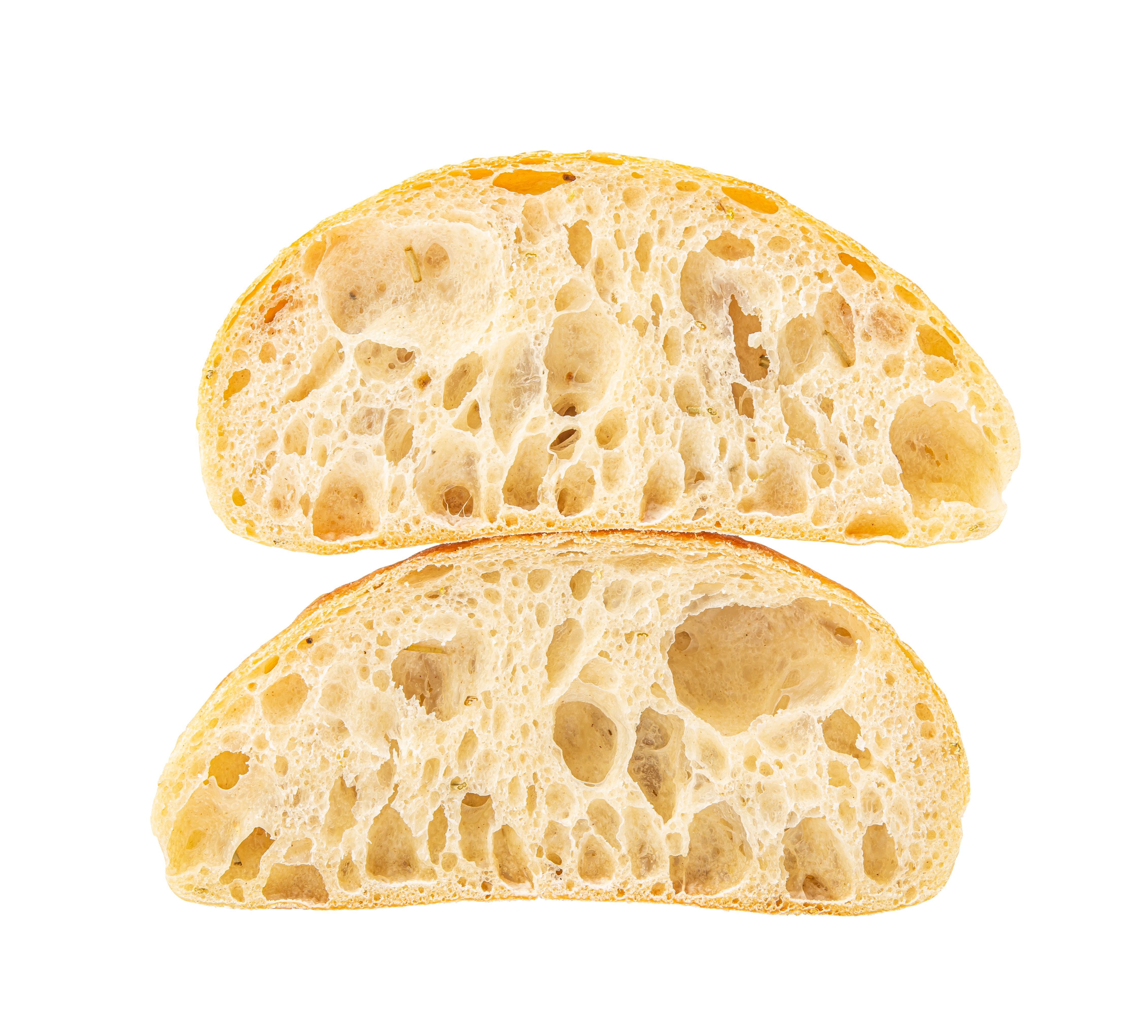 Rich's Fully Baked Unsliced 5" Italianfocaccia Rustic Square Roll 4 Ounce Size - 72 Per Case.