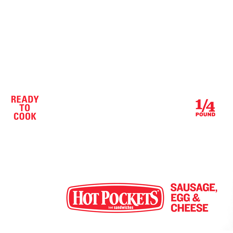 Hot Pockets Sausage Egg & Cheese 4 Ounce Size - 30 Per Case.