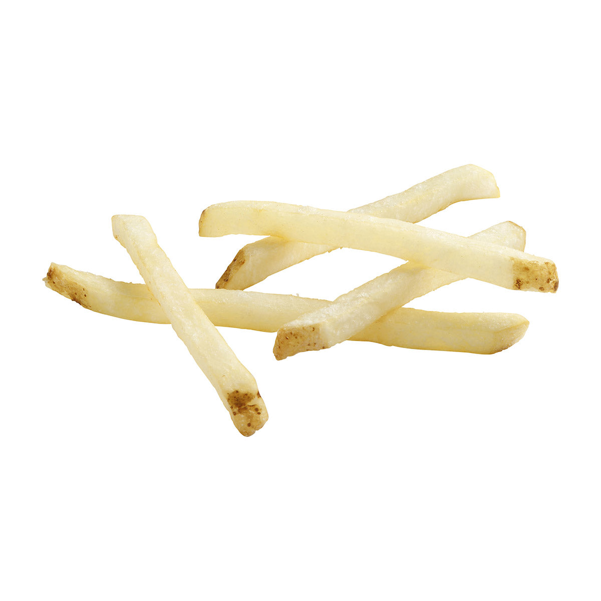 Simplot Select Recipe 6" Sea Salt Straightcut Fries Skin On 5 Pound Each - 6 Per Case.