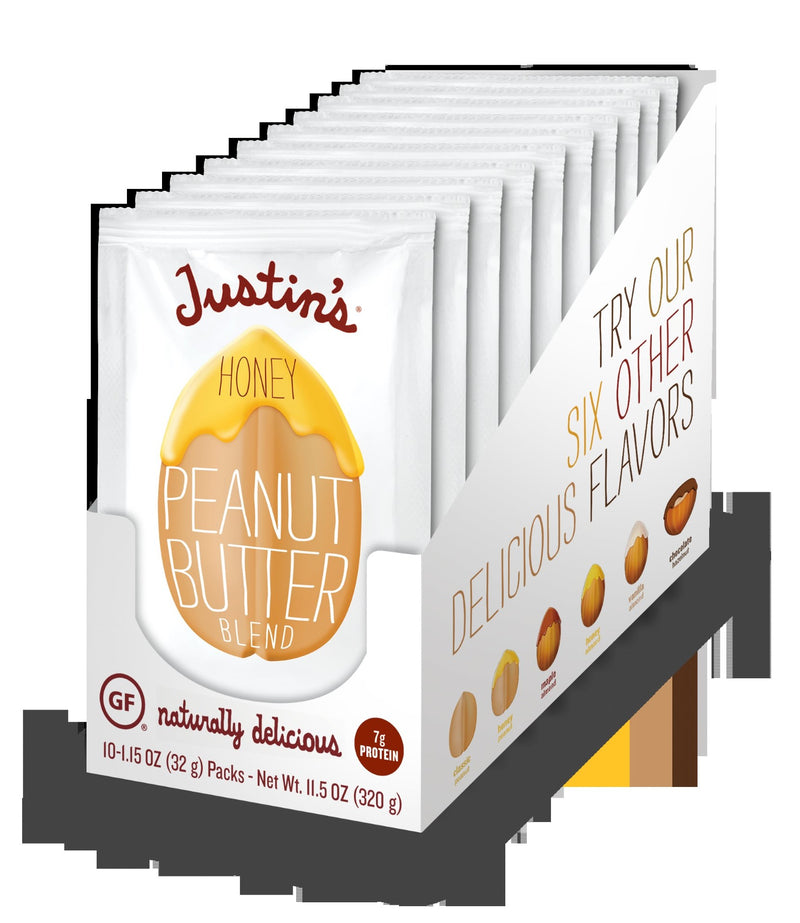 Justin's Honey Peanut Butter 1.15 Ounce Size - 60 Per Case.