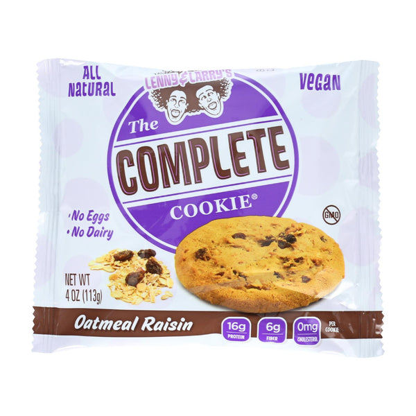 Lenny and Larry's The Complete Cookie - Oatmeal Raisin - 4 Ounce - Case of 12