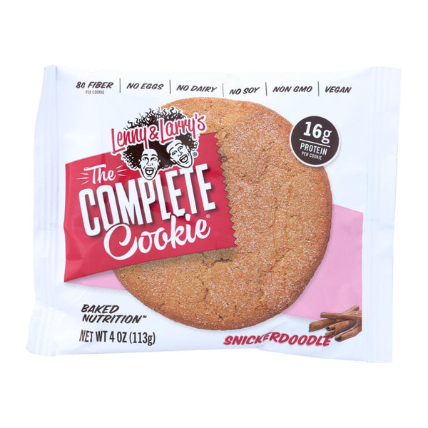 Lenny and Larry's Snickerdoodle Cookie - Cinnamon - Case of 12 - 4 Ounce.