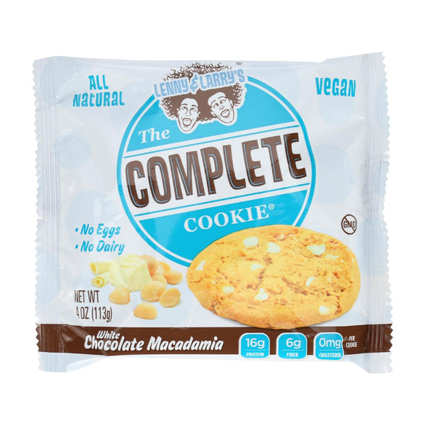 Lenny and Larry's The Complete Cookie - White Chocolate Macadamia - 4 Ounce - Case of 12