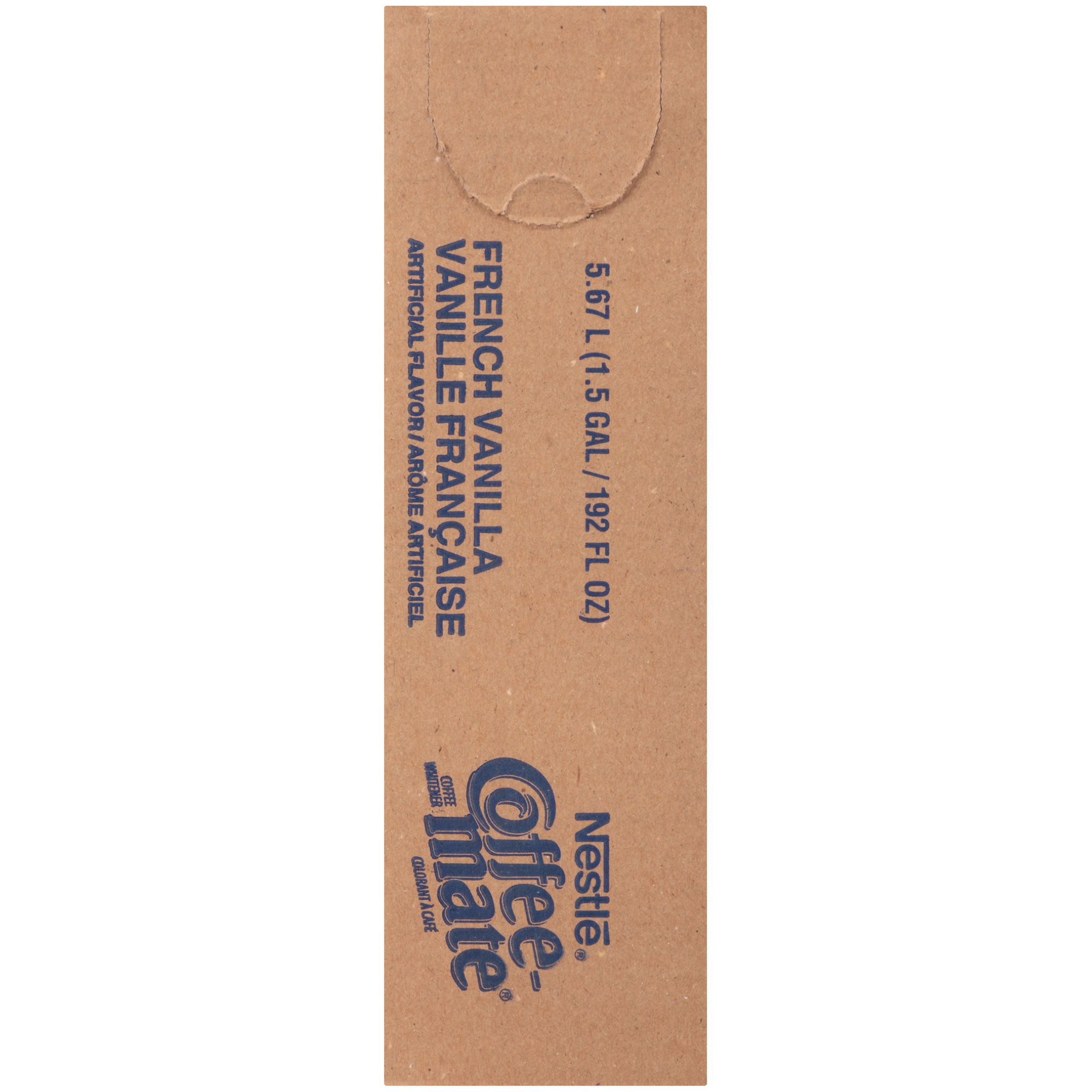 Coffee Mate French Vanilla Coffee Whitener Box 1.5 Gallon - 3 Per Case.