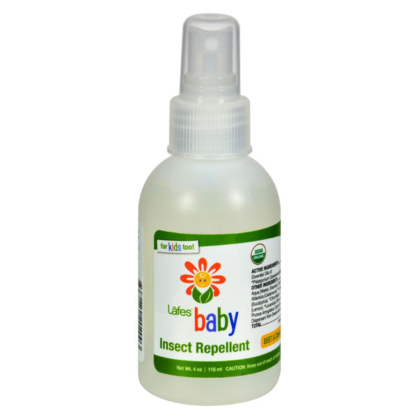 Lafe's Natural and Organic Baby Insect Repellent - 4 fl Ounce
