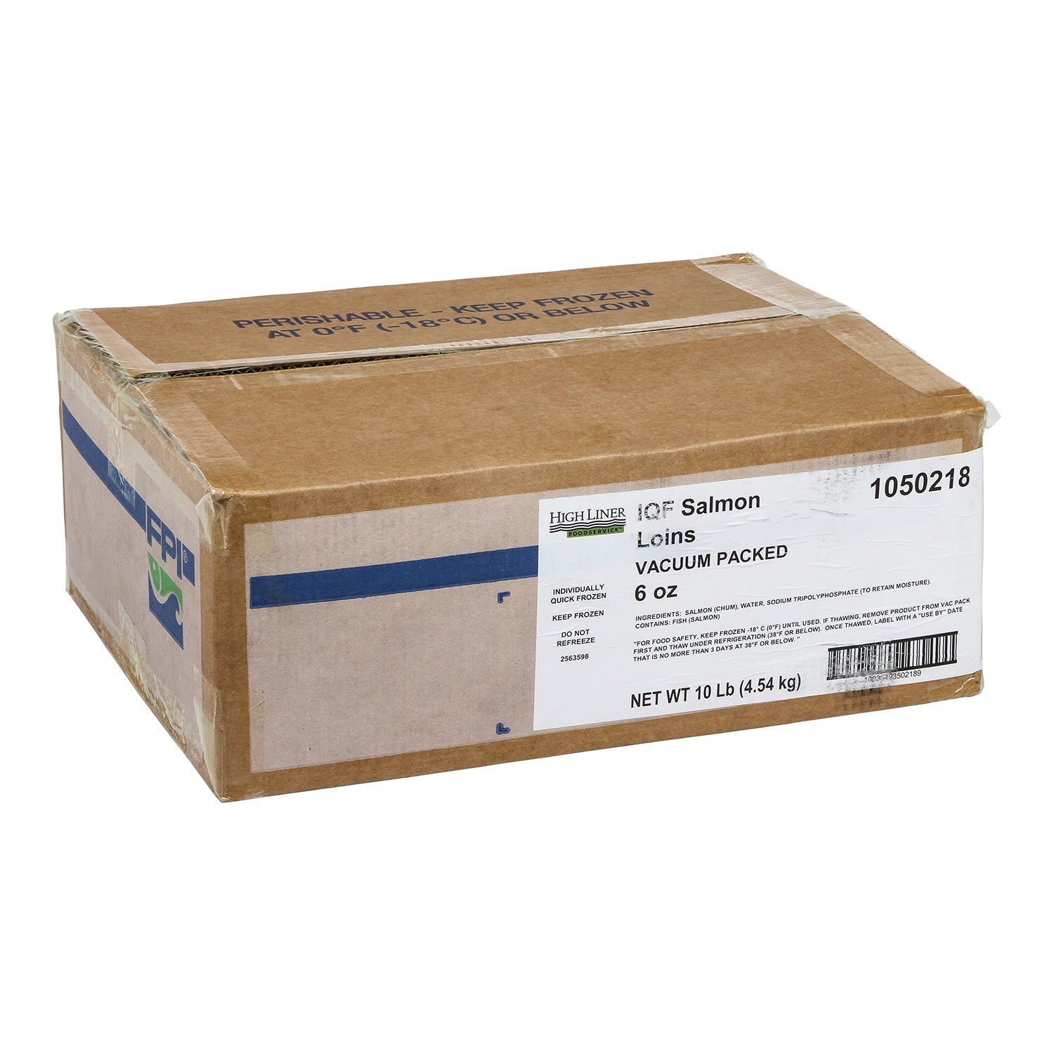 Iqf Chum Salmon Or Pink Salmon Loinsvacuum Packed 10 Pound Each - 1 Per Case.