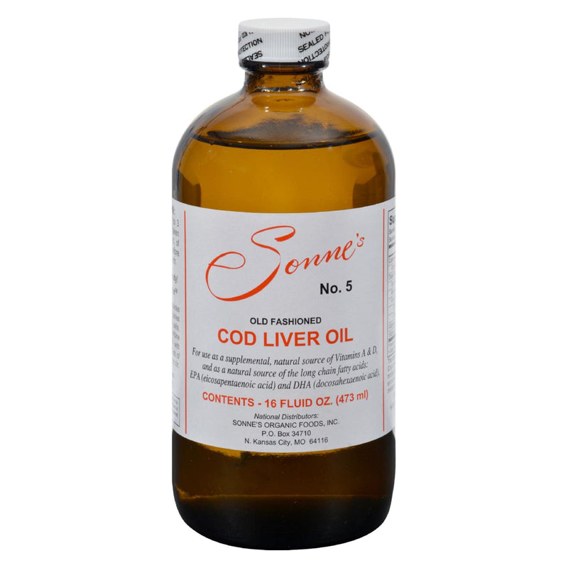 Sonne's Old Fashioned Cod Liver Oil No 5 - 16 fl Ounce