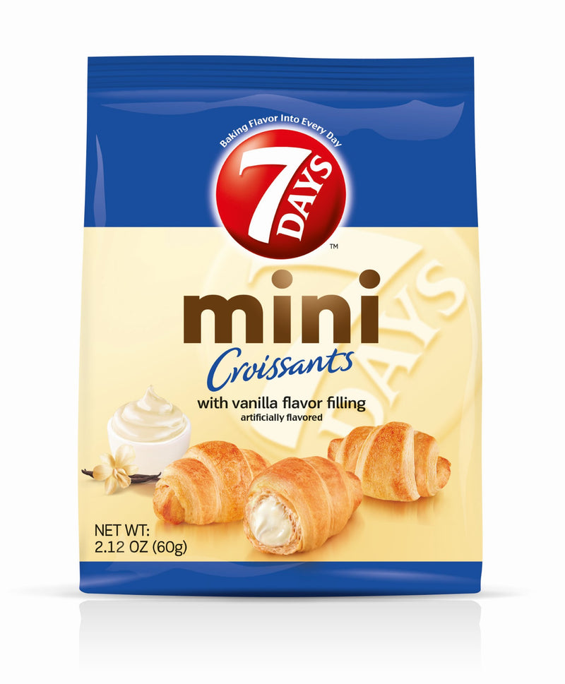 Vanilla Mini Croissant 2.12 Ounce Size - 30 Per Case.