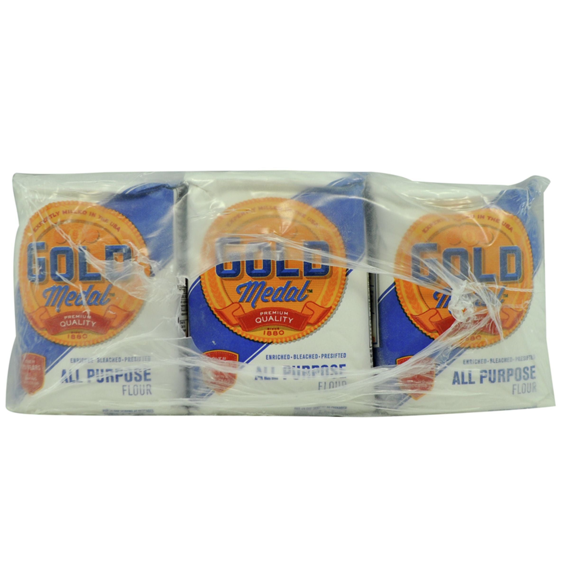Gold Medal™ All Purpose Flour Enriched Bleached Pre Sifted 2 Pound Each - 18 Per Case.