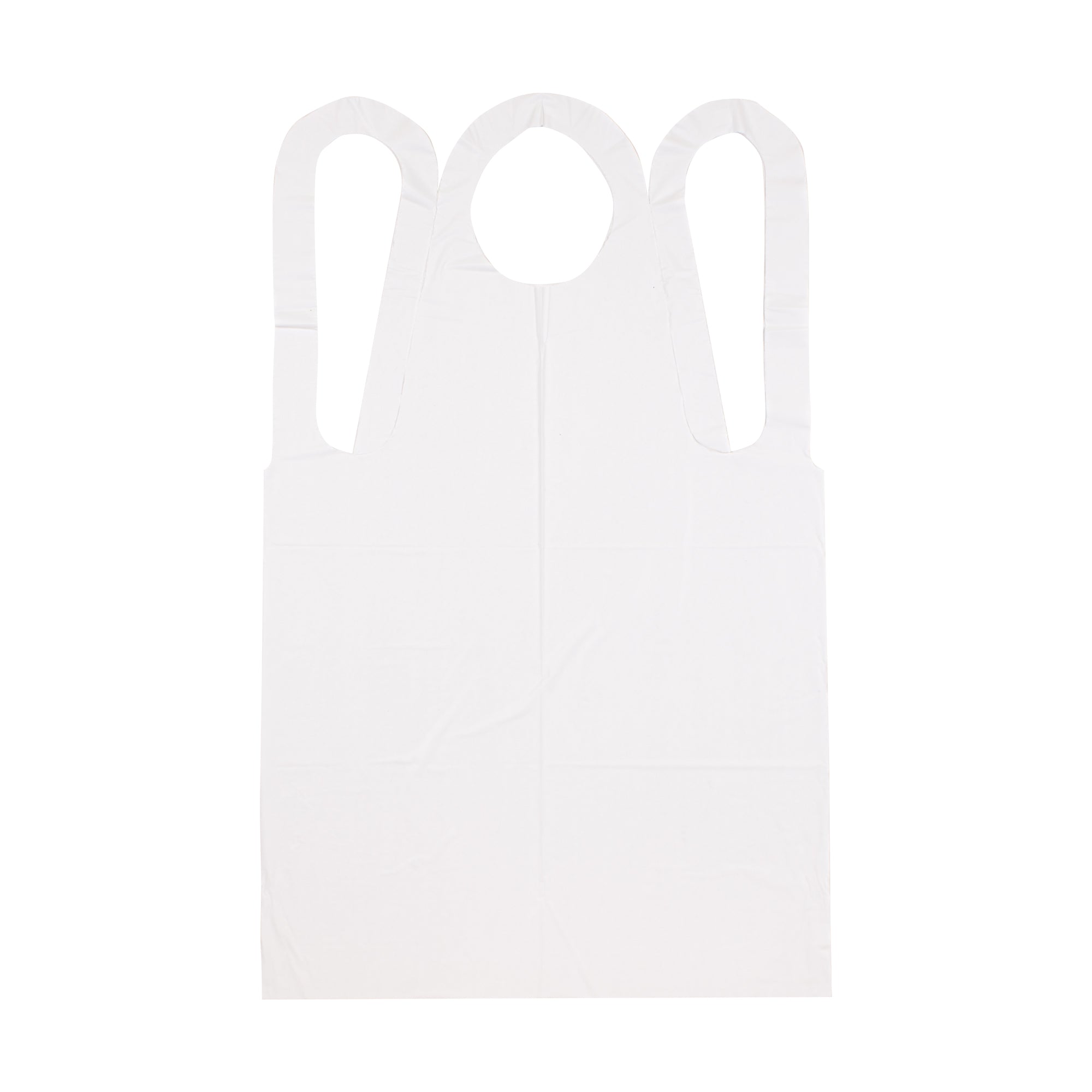 Neatgards Medium Duty Embossed White Poly Apron 100 Each - 1 Per Case.