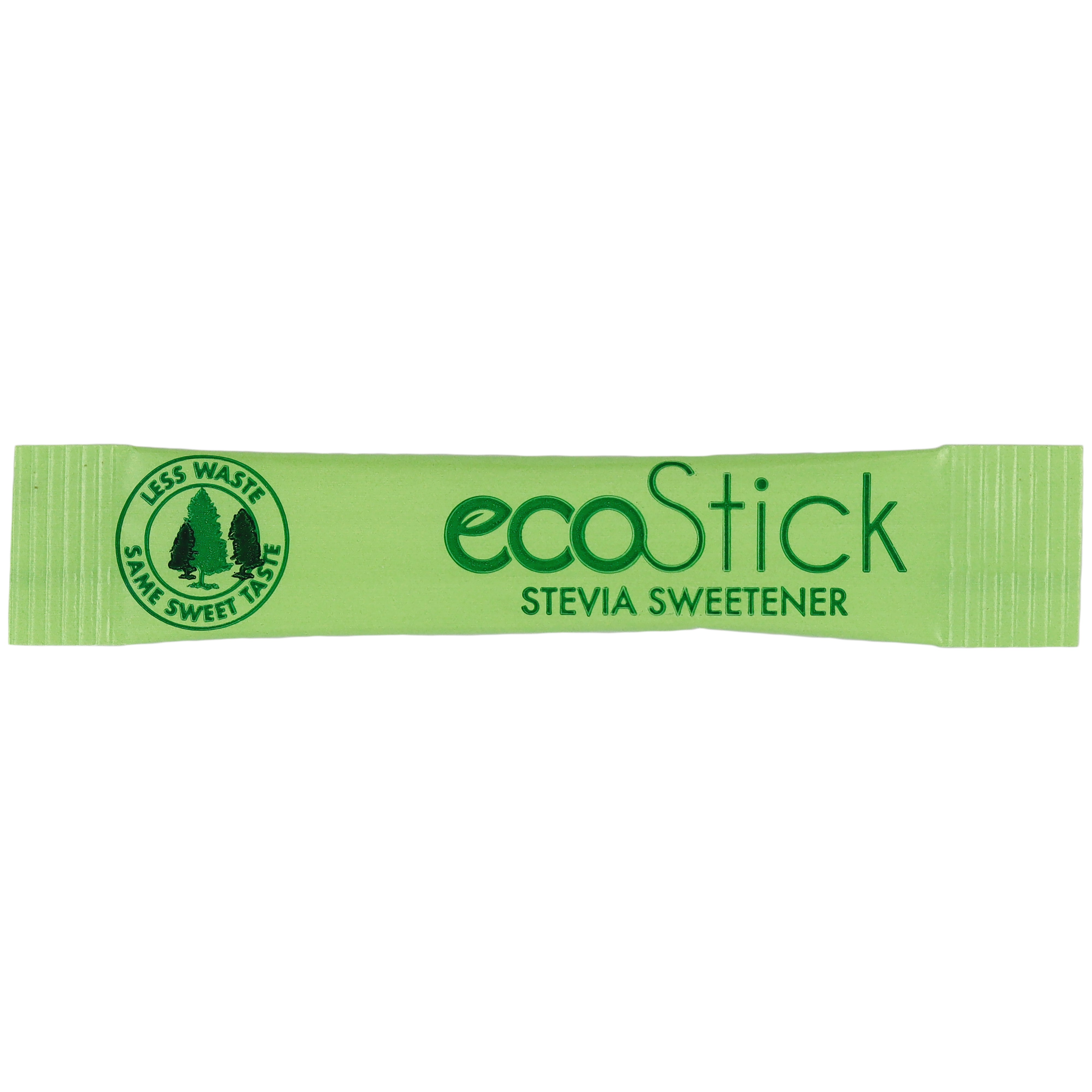 Ecostick Sugar Substitute Stevia Green Sticks 0.5 Grams Each - 2000 Per Case.
