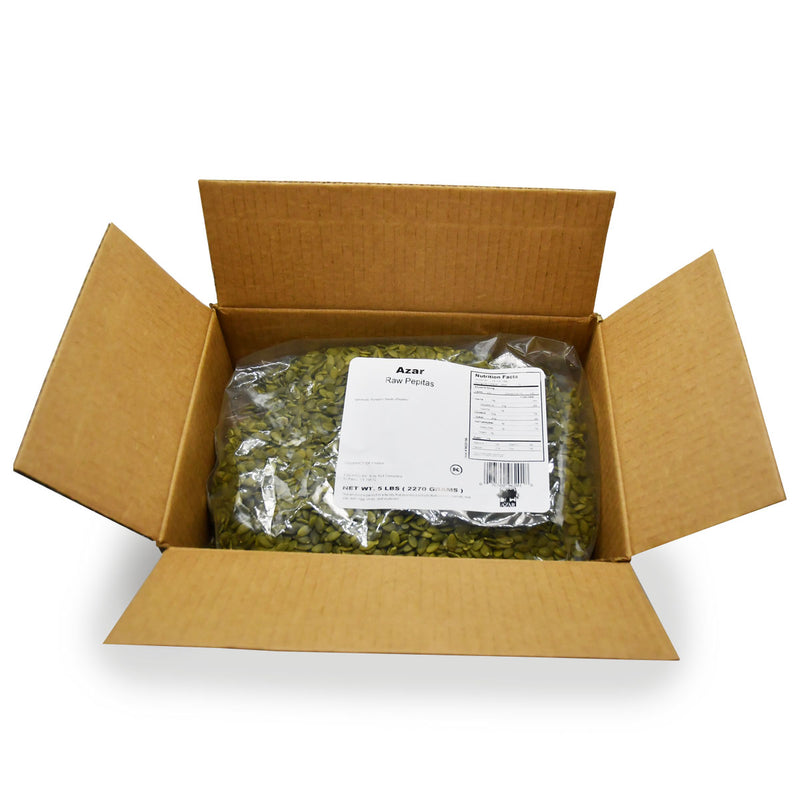 Raw Pepitas 5 Pound Each - 1 Per Case.