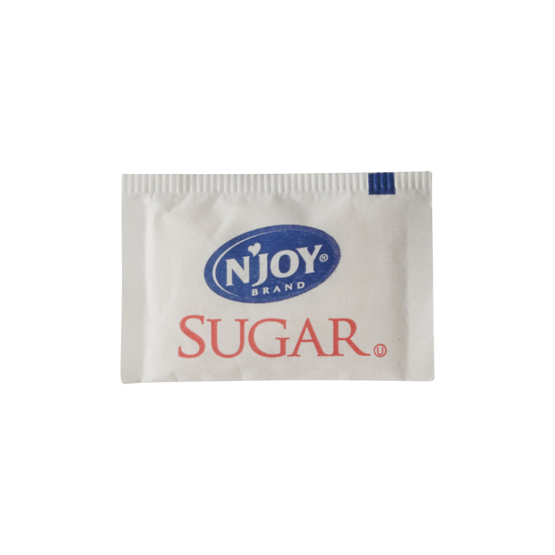 N'joy Sugar 0.1 Ounce Size - 1000 Per Case.