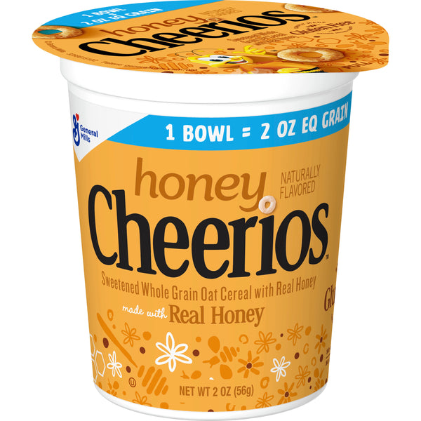 Honey Cheerios™ Cereal Single Serve K Eq Grain 2 Ounce Size - 60 Per Case.