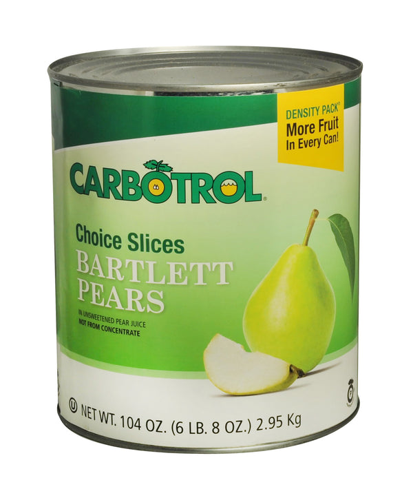 Pear Slice Can 104 Ounce Size - 6 Per Case.