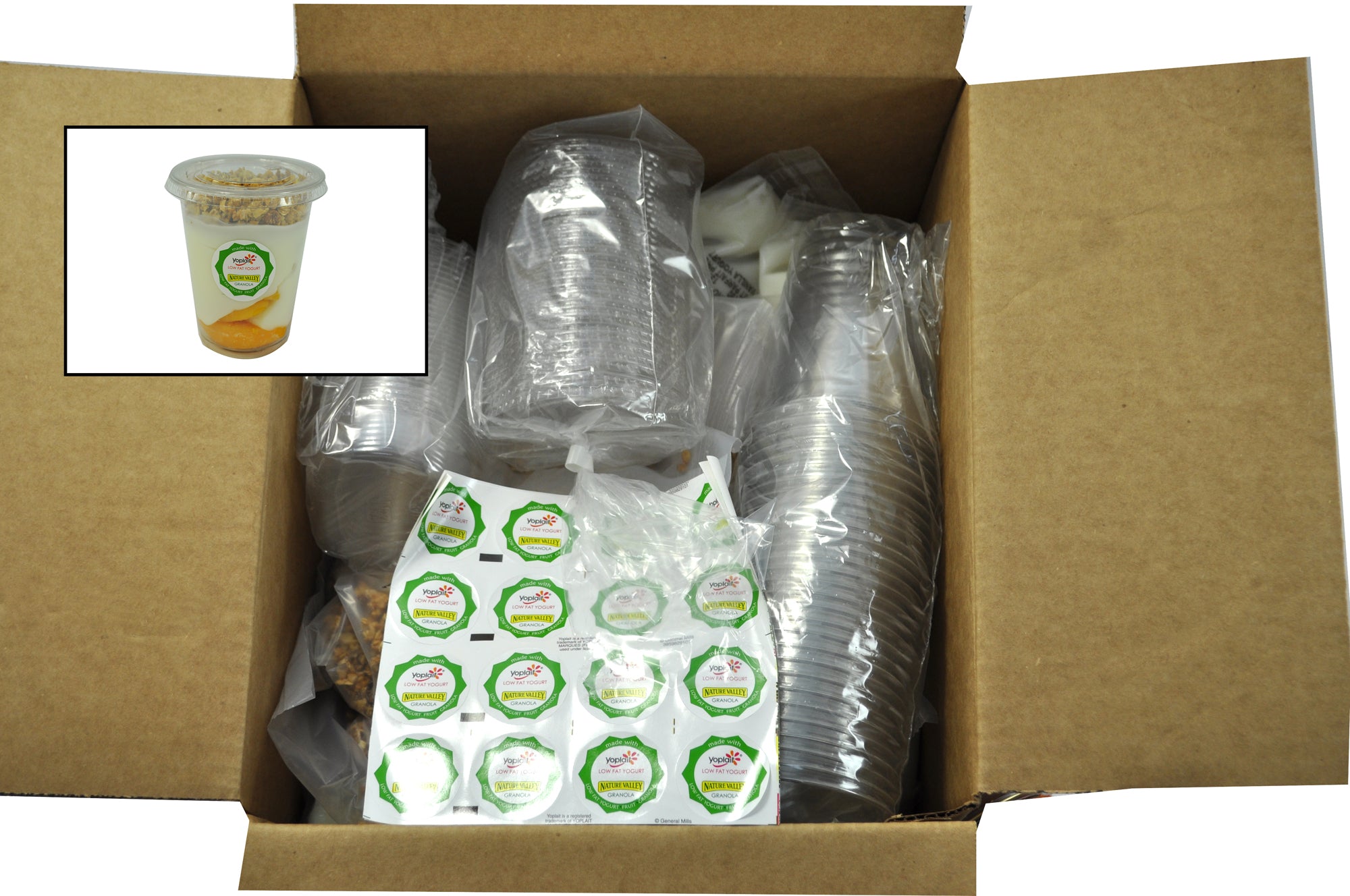 Yoplait® Parfaitpro™ Kit Low Fat Vanilla Nature Valley Granola 14.06 Pound Each - 1 Per Case.