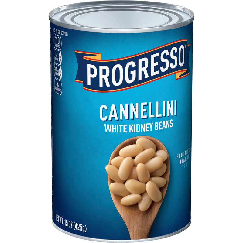 Progresso™ Canned Vegetables Cannellini White Kidney Beans 15 Ounce Size - 24 Per Case.