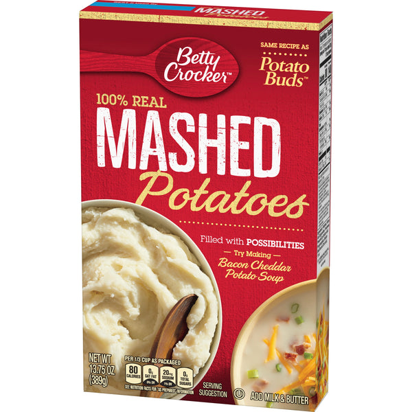 Betty Crocker™ Potato Buds® Mashed 13.75 Ounce Size - 6 Per Case.