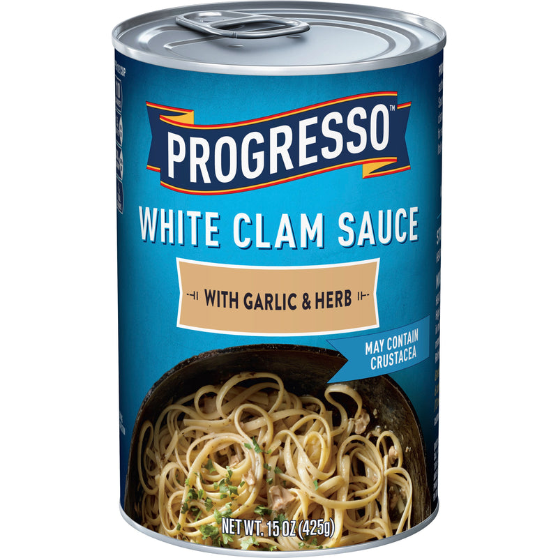 Progresso™ Sauce White Clam With Garlic &herb 15 Ounce Size - 12 Per Case.